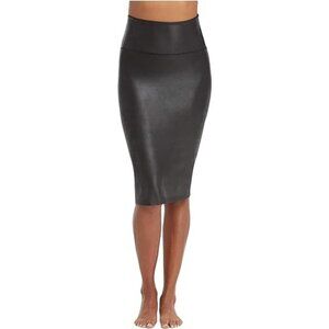 NWT Spanx Faux Leather Pencil Skirt (Size 1X)